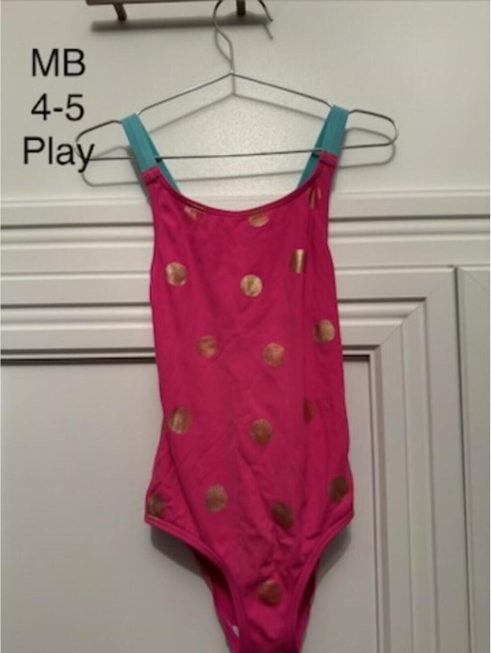 Mini Boden Girls' Pink Swimsuit Size 4-5